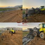 تخریب ساخت و ساز غیر مجاز در شهرستان دهاقان