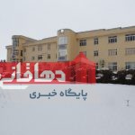 دانشگاه آزاد اسلامی واحد دهاقان در روز برفی …