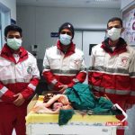 به دنیا آمدن نوزاد عجول در دستان سرخ پوشان جمعیت هلال احمر شهرستان دهاقان